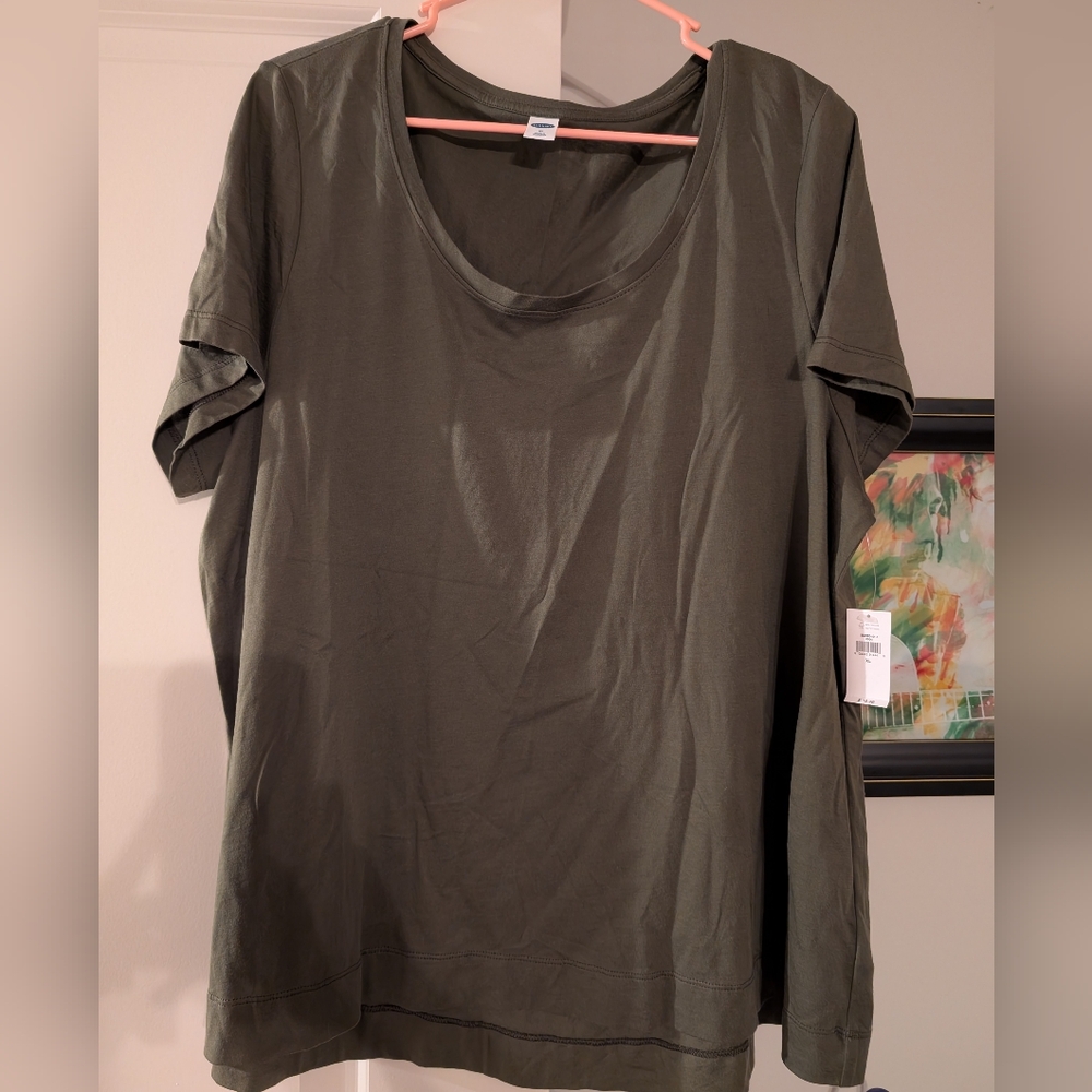 Women's Olive Green T-Shirt